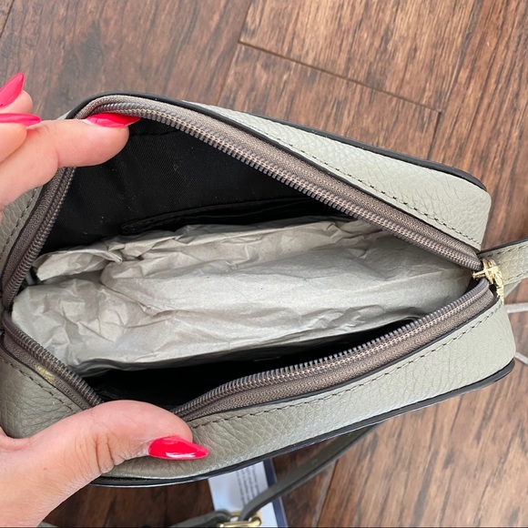 BNWT Rebecca Minkoff Taupe Leather Mini Bag - Picture 6 of 6